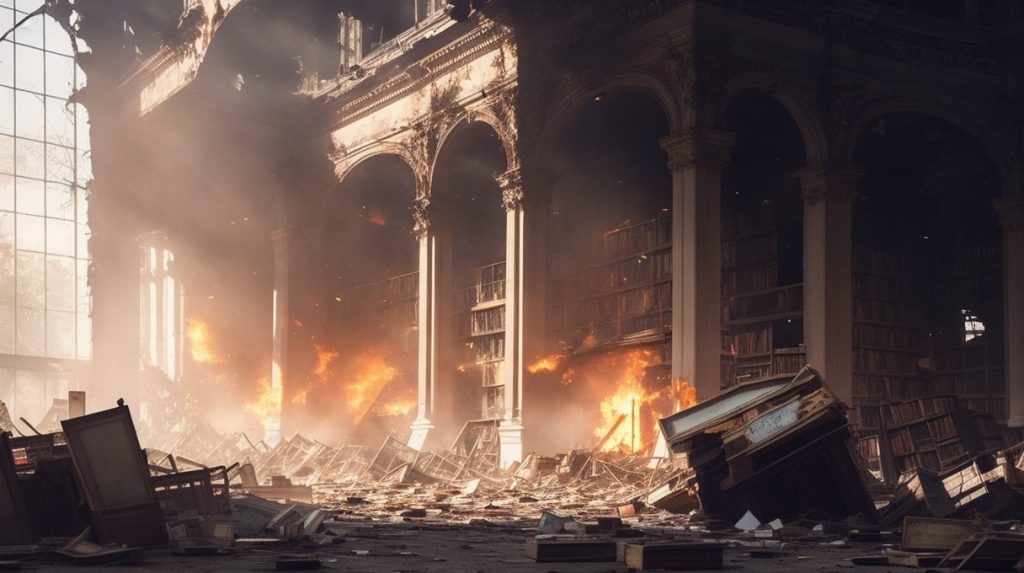 Dünya üzerinde yok olan büyük kütüphaneler